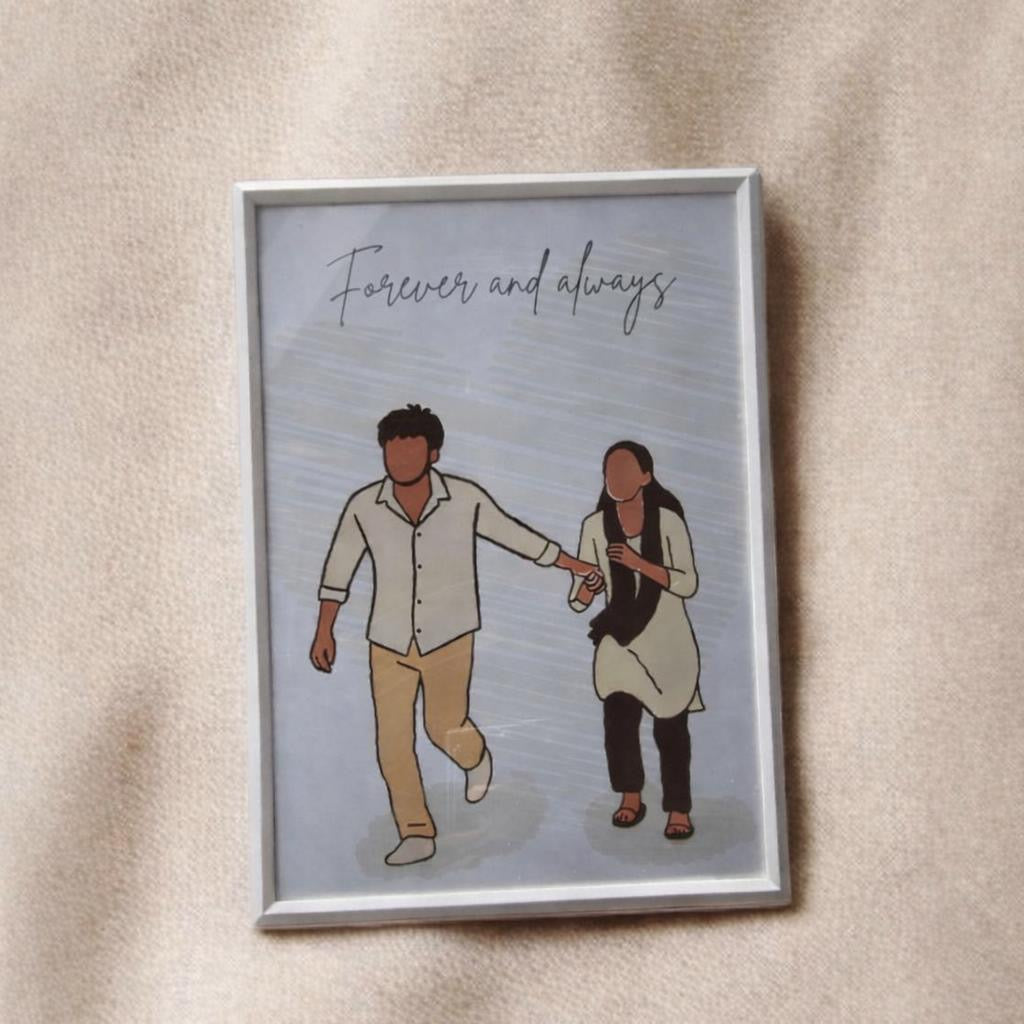 Custom Digital Hand-Drawn Frame