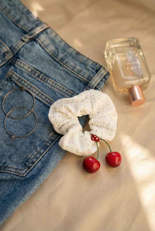 Cherry Scrunchie