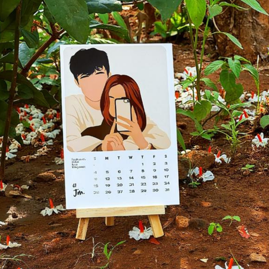 2026 Calender with 12 Custom Sheets